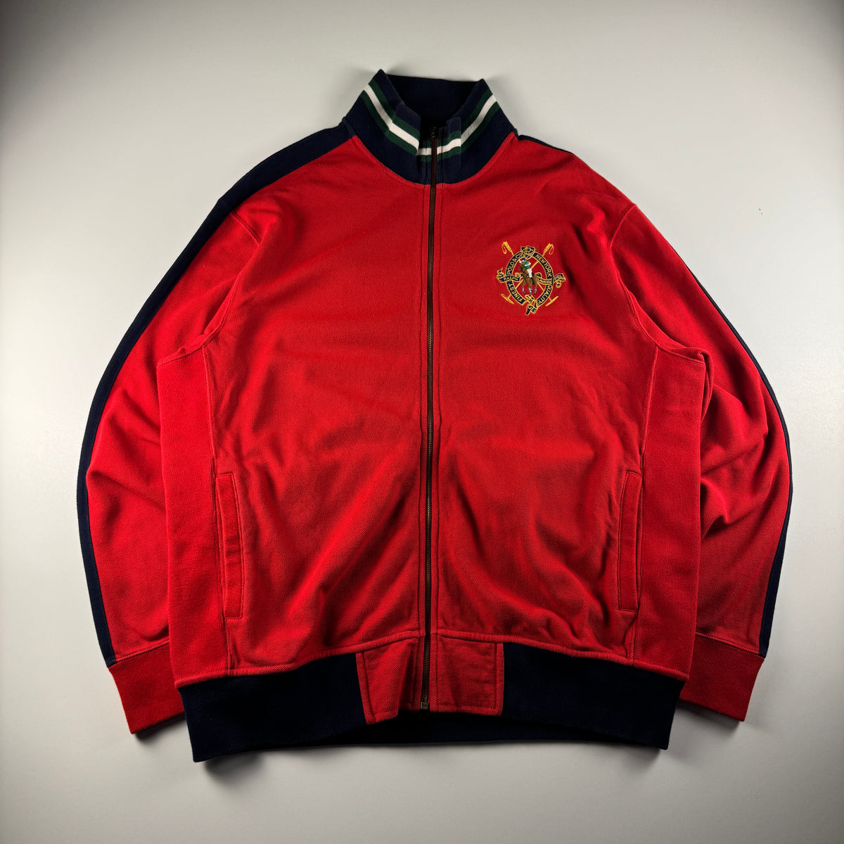 Polo Ralph Lauren Red Zip Jacket (XL)