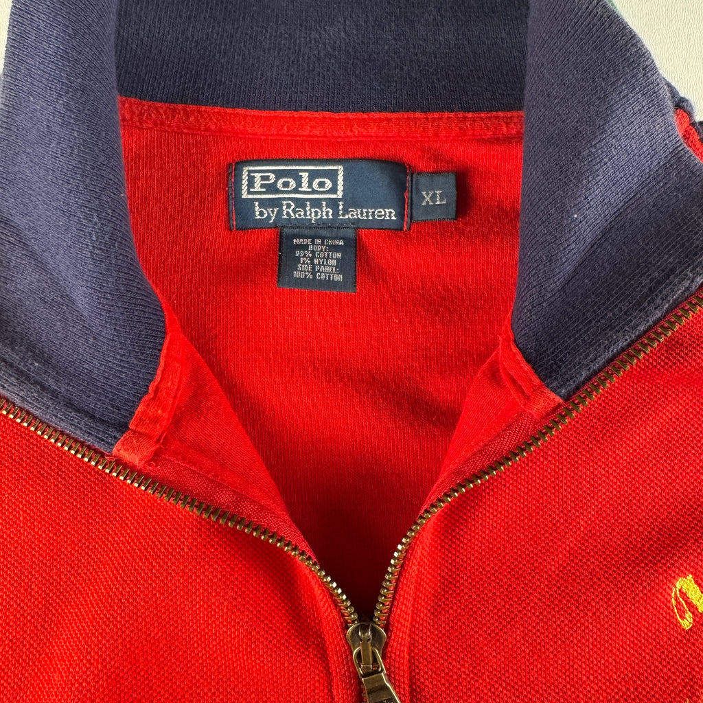 Polo Ralph Lauren Red Zip Jacket (XL)