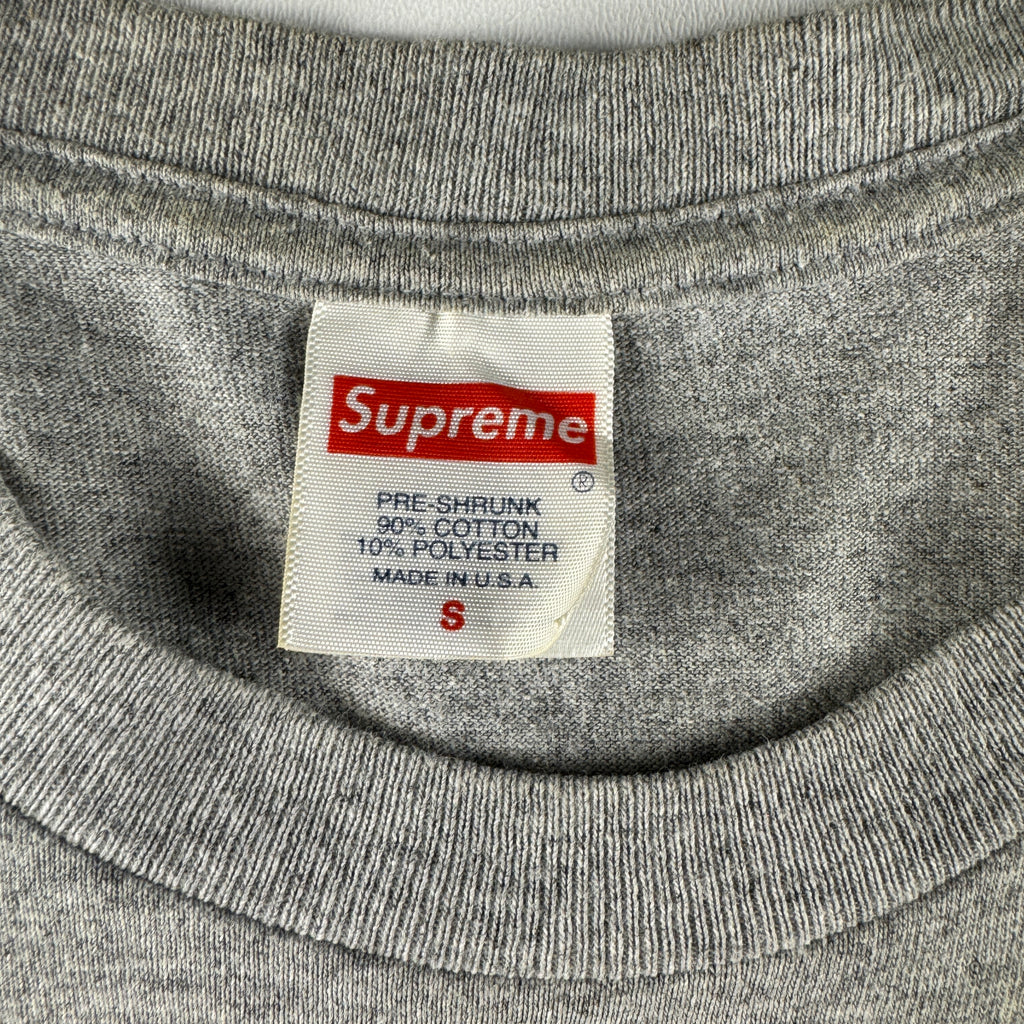 Supreme Don't Fuck Around Grey Tee (S)