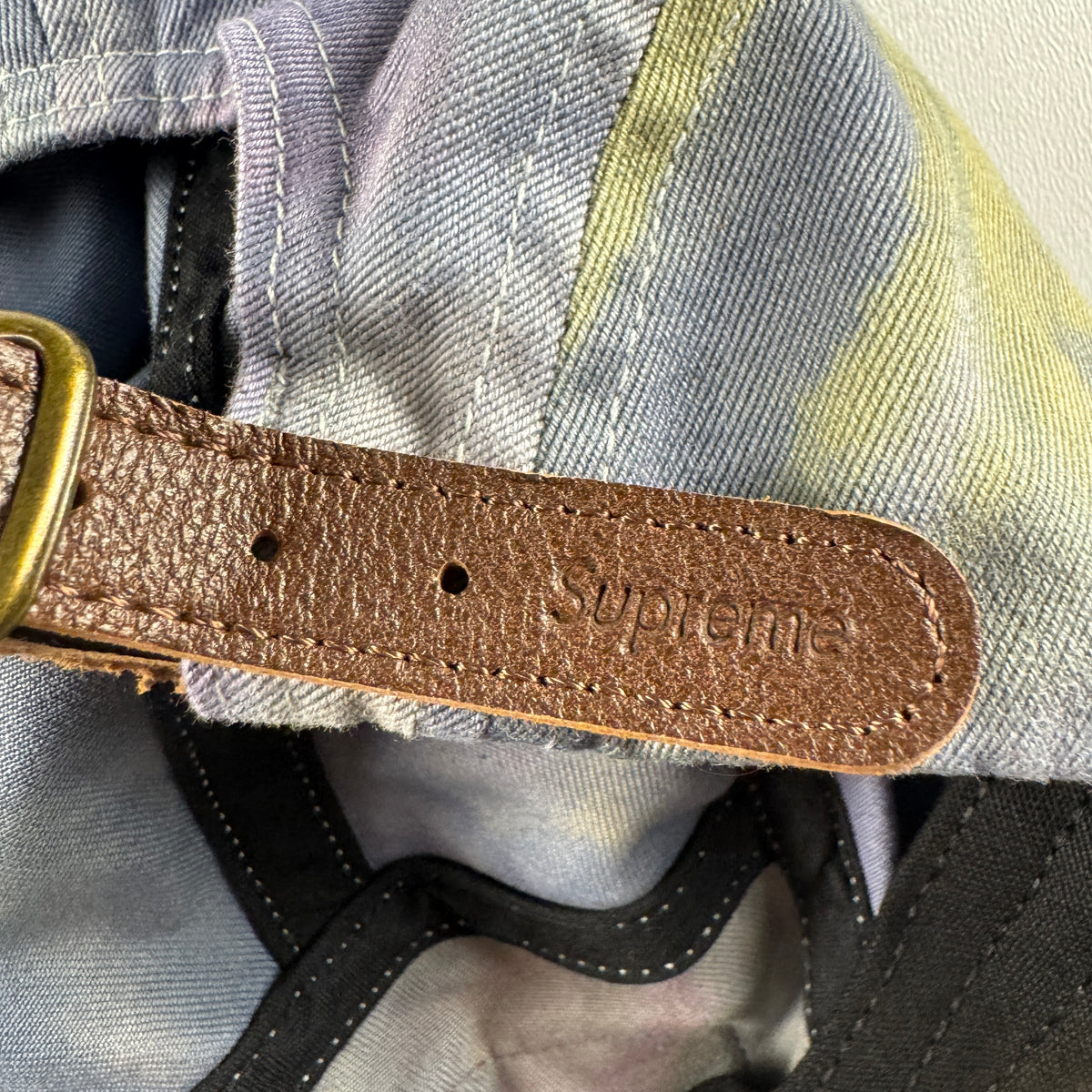 Supreme Washed Chino Twill Multicolor Camp Cap (OS)