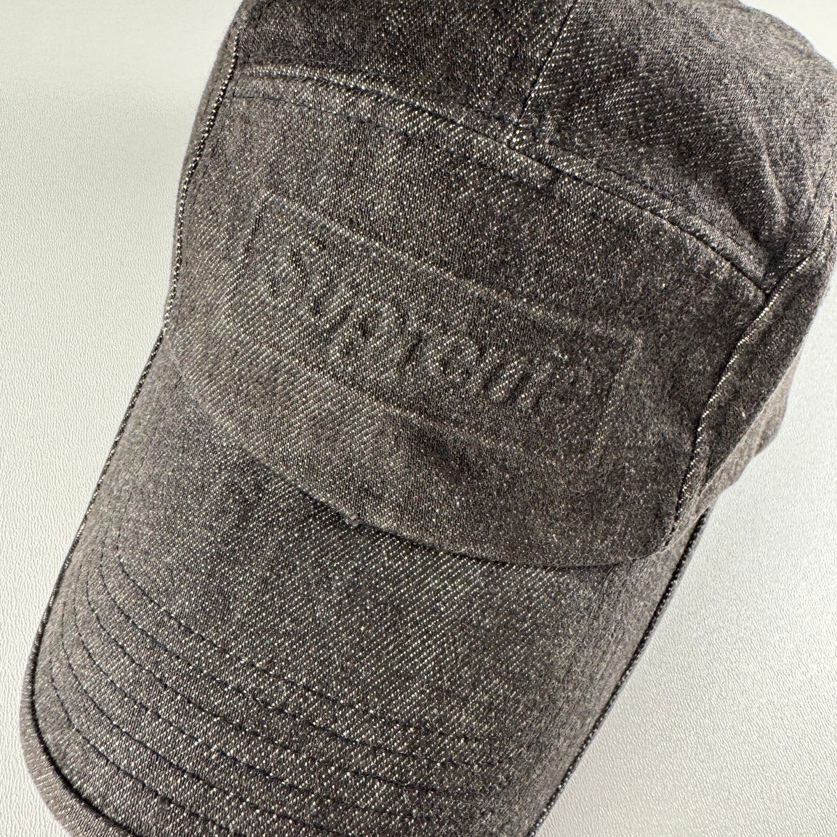 Supreme Embossed Denim Box Logo Grey Cap (OS)