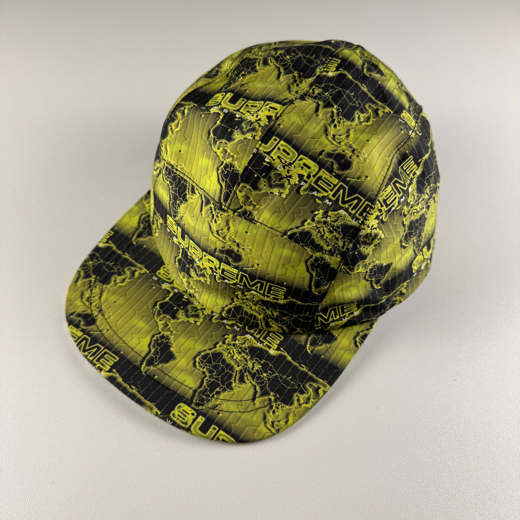 Supreme World Famous Taped Seam Green Camp Cap (OS)