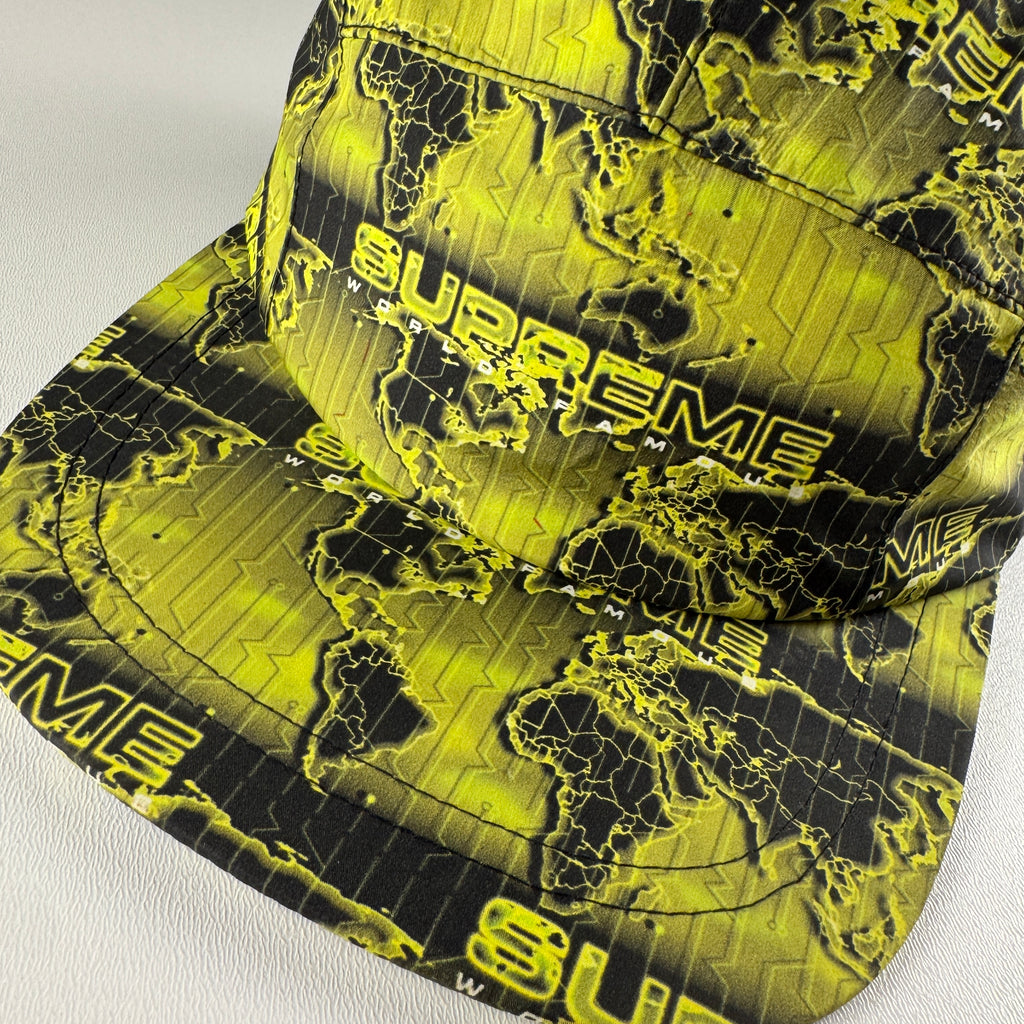 Supreme World Famous Taped Seam Green Camp Cap (OS)