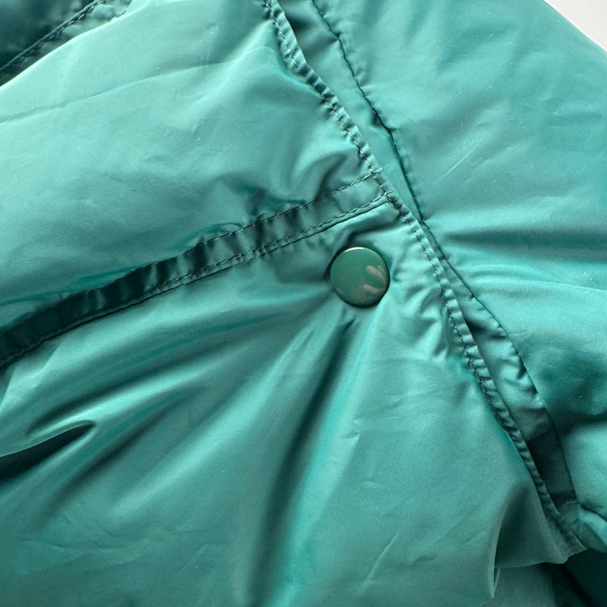 Supreme Stripe Panel Down Green Puffer Jacket (M)