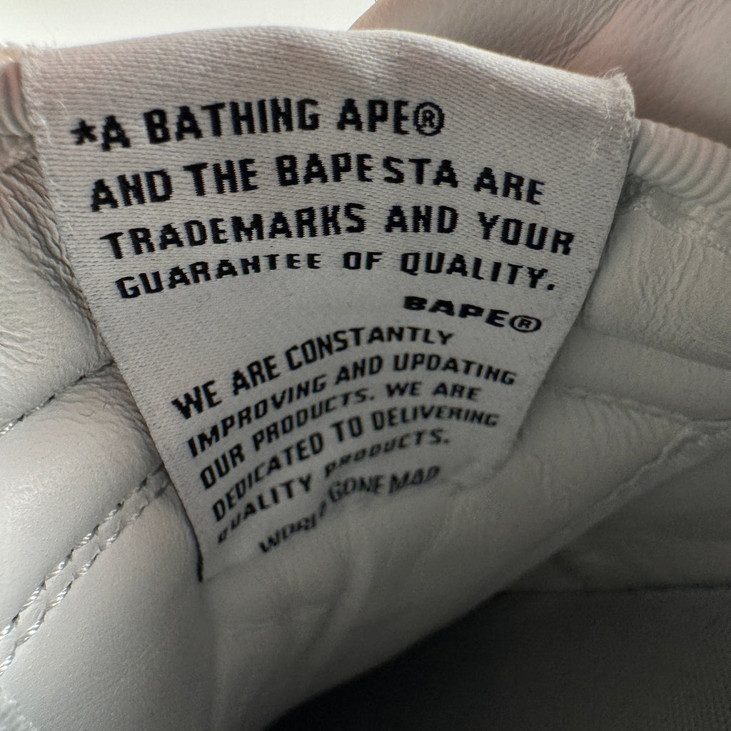 BAPE Bape Sta M2 Pattent Leather White (US 12 / EU46)