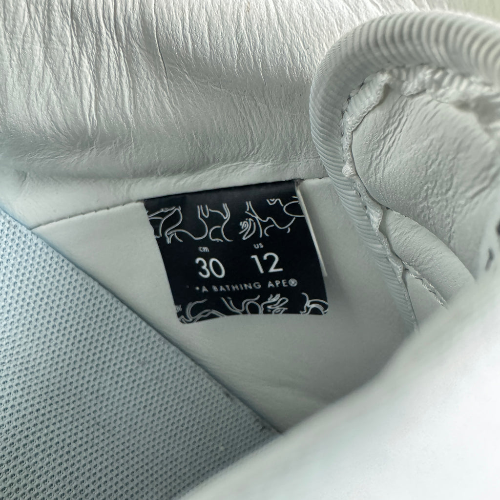 BAPE Bape Sta M2 Pattent Leather White (US 12 / EU46)