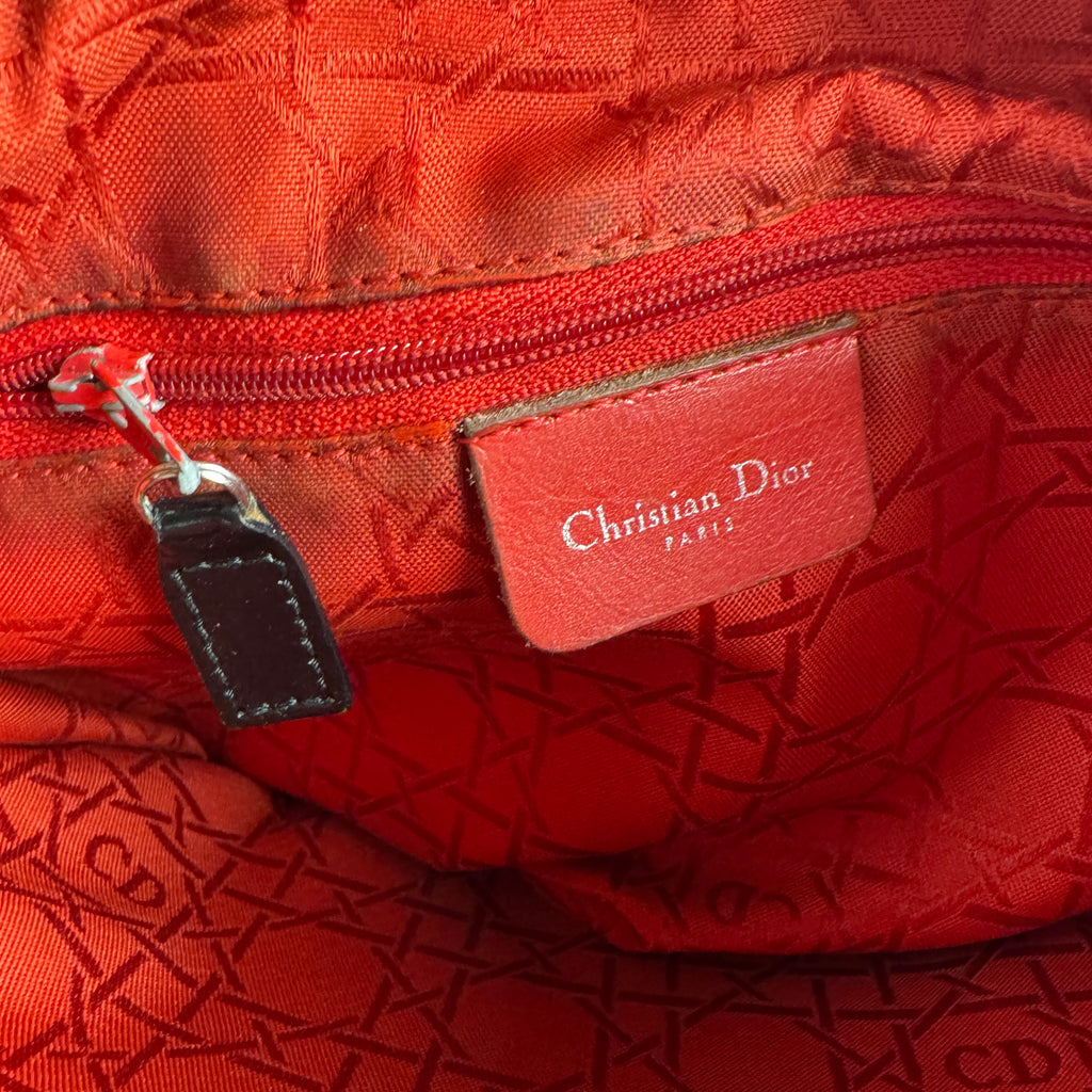 Lady Dior Medium Cannage Nylon Black