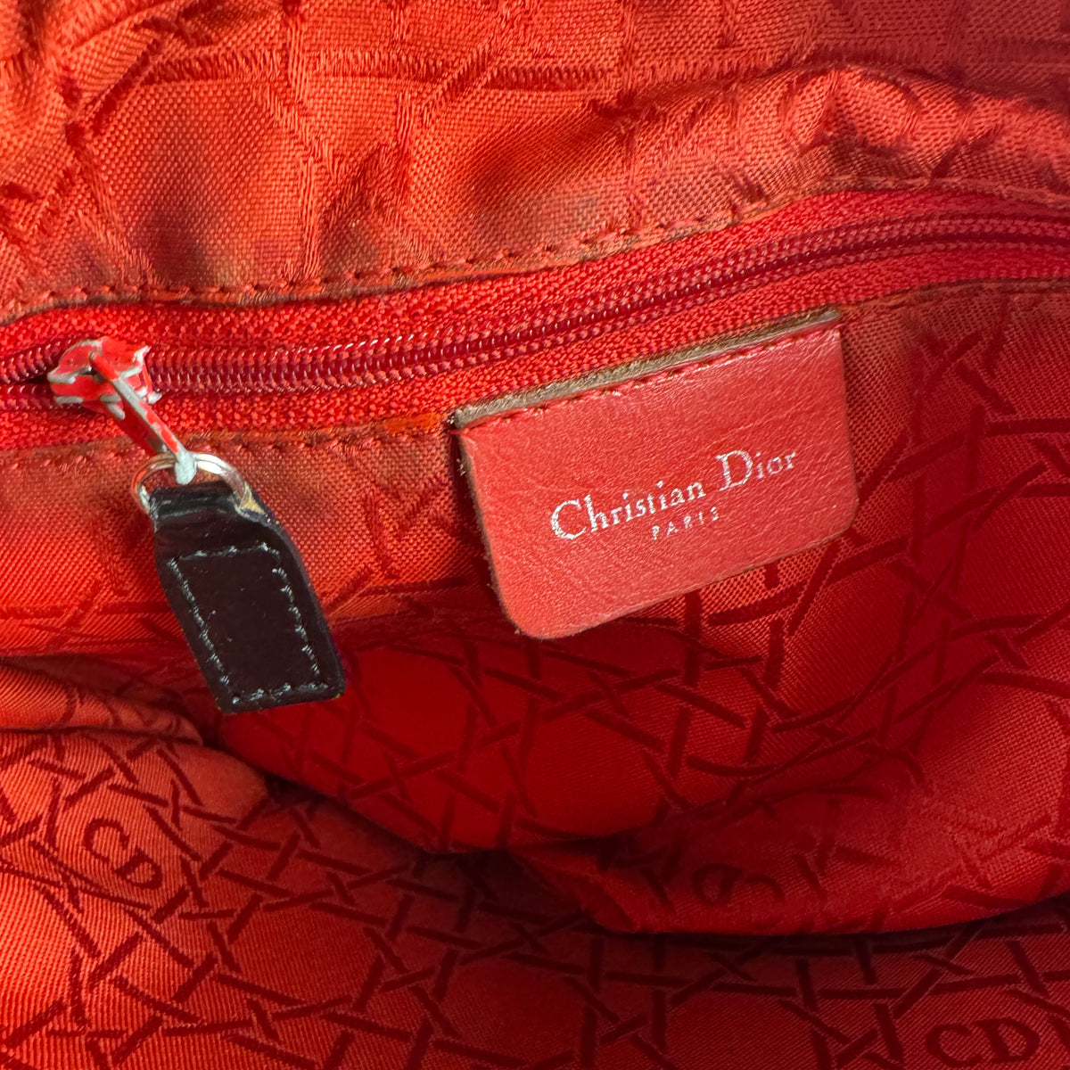Lady Dior Medium Cannage Nylon Black