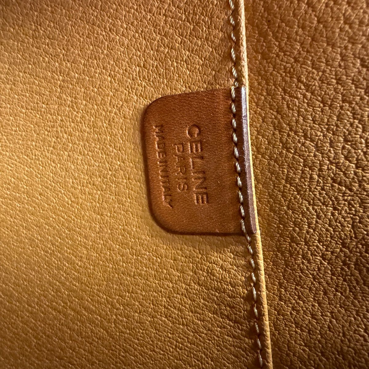 Celine Macadam Canvas Backpack Brown