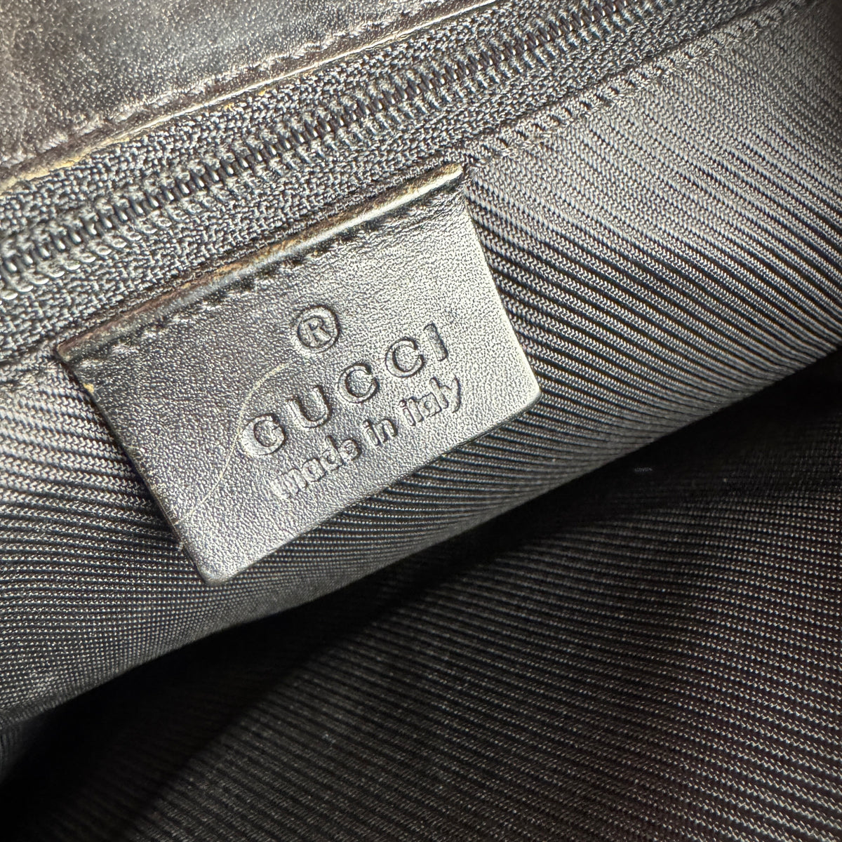 Gucci Jackie Tote Bag GG Canvas Black