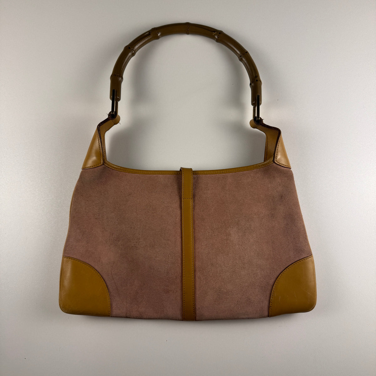 Gucci Jackie Hobo Bag Pink Suede