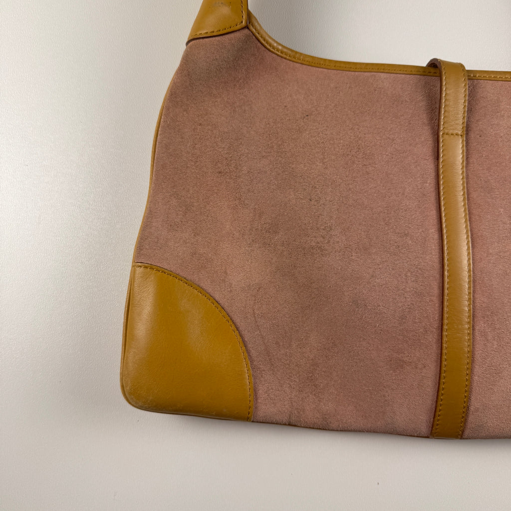 Gucci Jackie Hobo Bag Pink Suede
