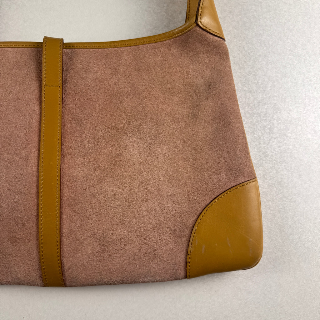 Gucci Jackie Hobo Bag Pink Suede