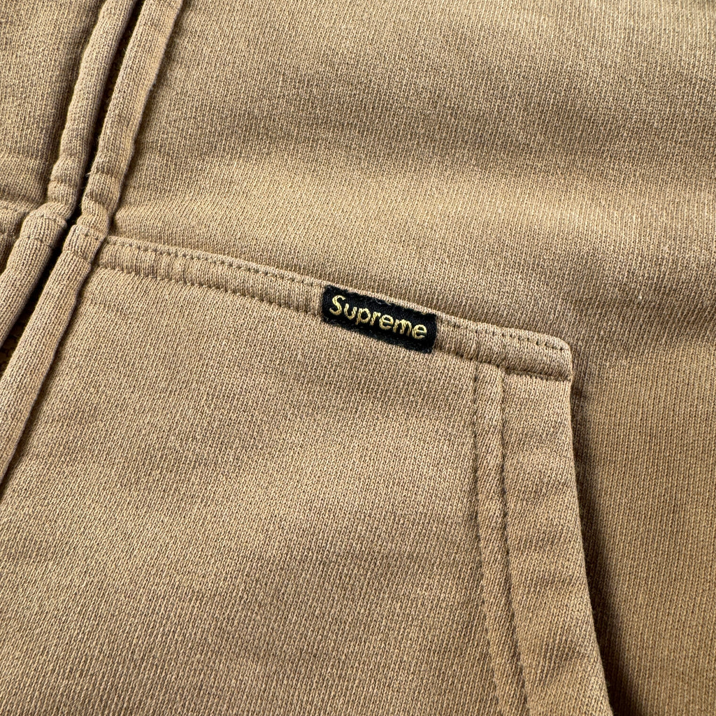 Supreme Reversible Work Zip Up Beige Hoodie (M)