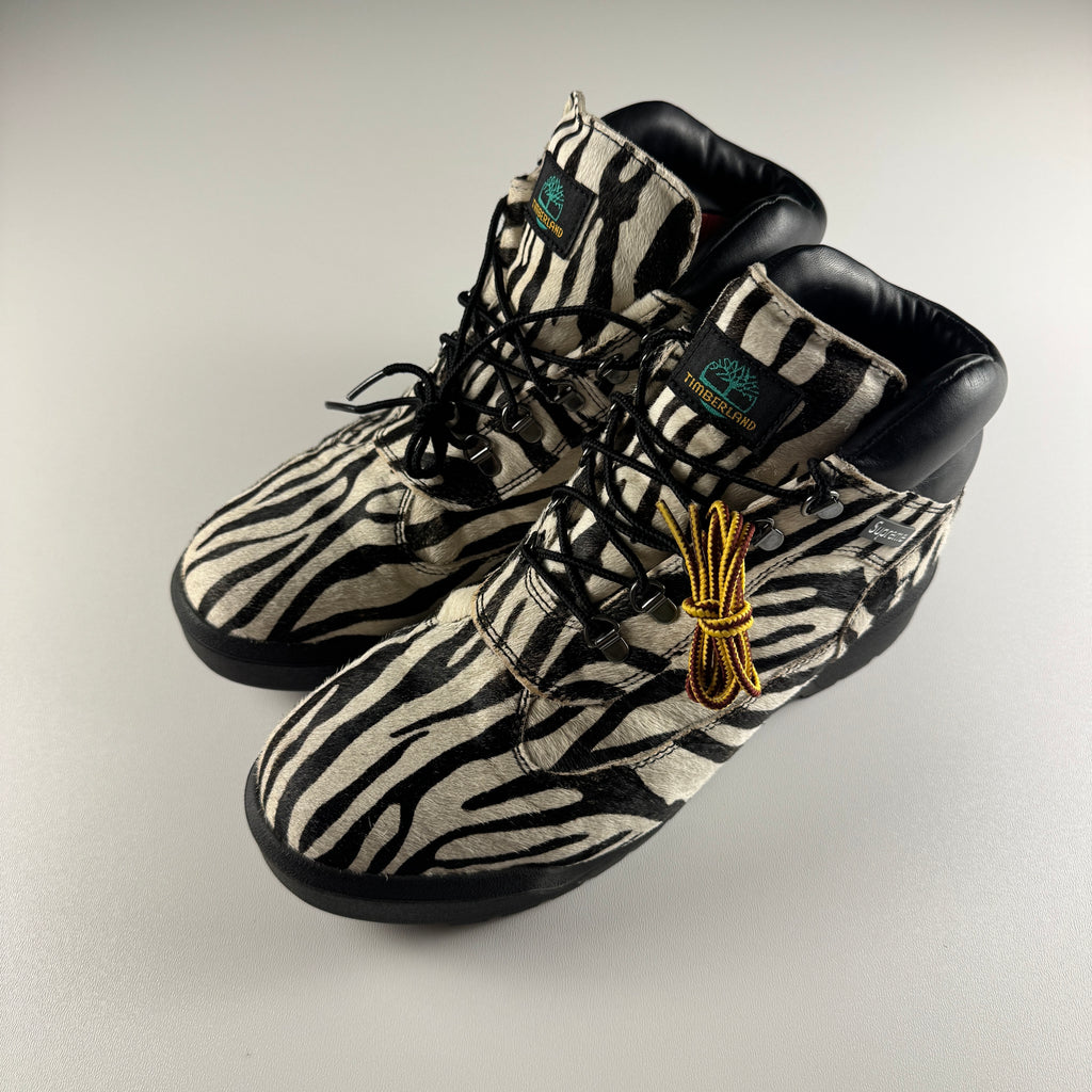Supreme x Timberland Field Boot "Zebra" (US10 / EU44)