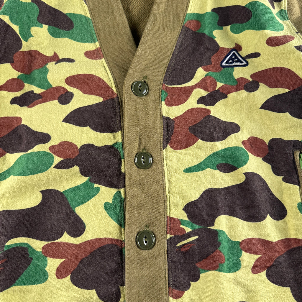 BAPE Archive Camo Green Cardigan (M)