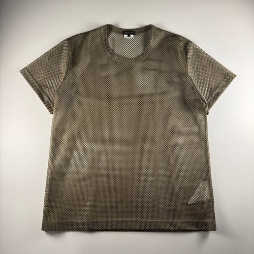 Comme des Garçons Homme Plus Olive Mesh Tee (L)