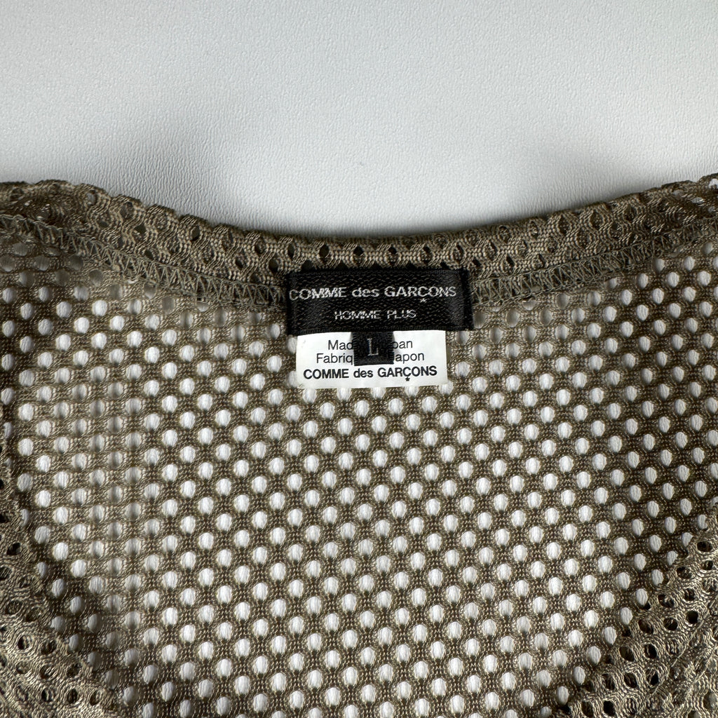 Comme des Garçons Homme Plus Olive Mesh Tee (L)