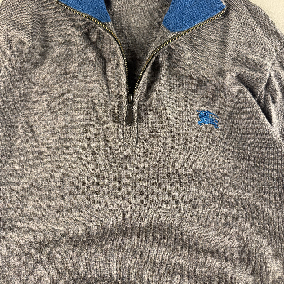 Burberry Black Label Half Zip Knit Sweater (2 / M)