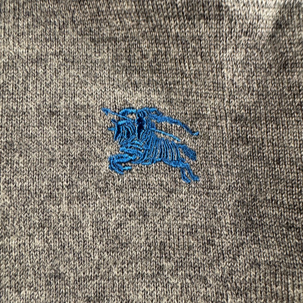 Burberry Black Label Half Zip Knit Sweater (2 / M)