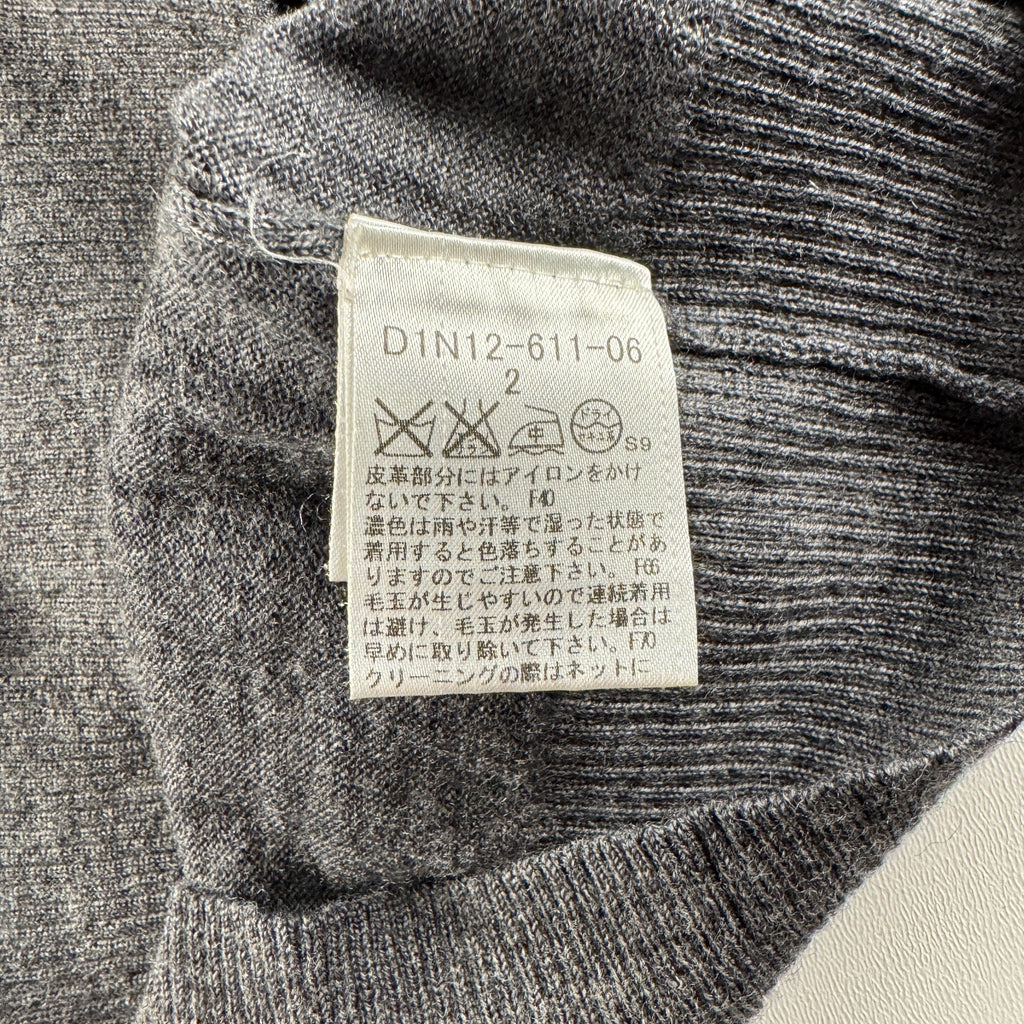Burberry Black Label Half Zip Knit Sweater (2 / M)