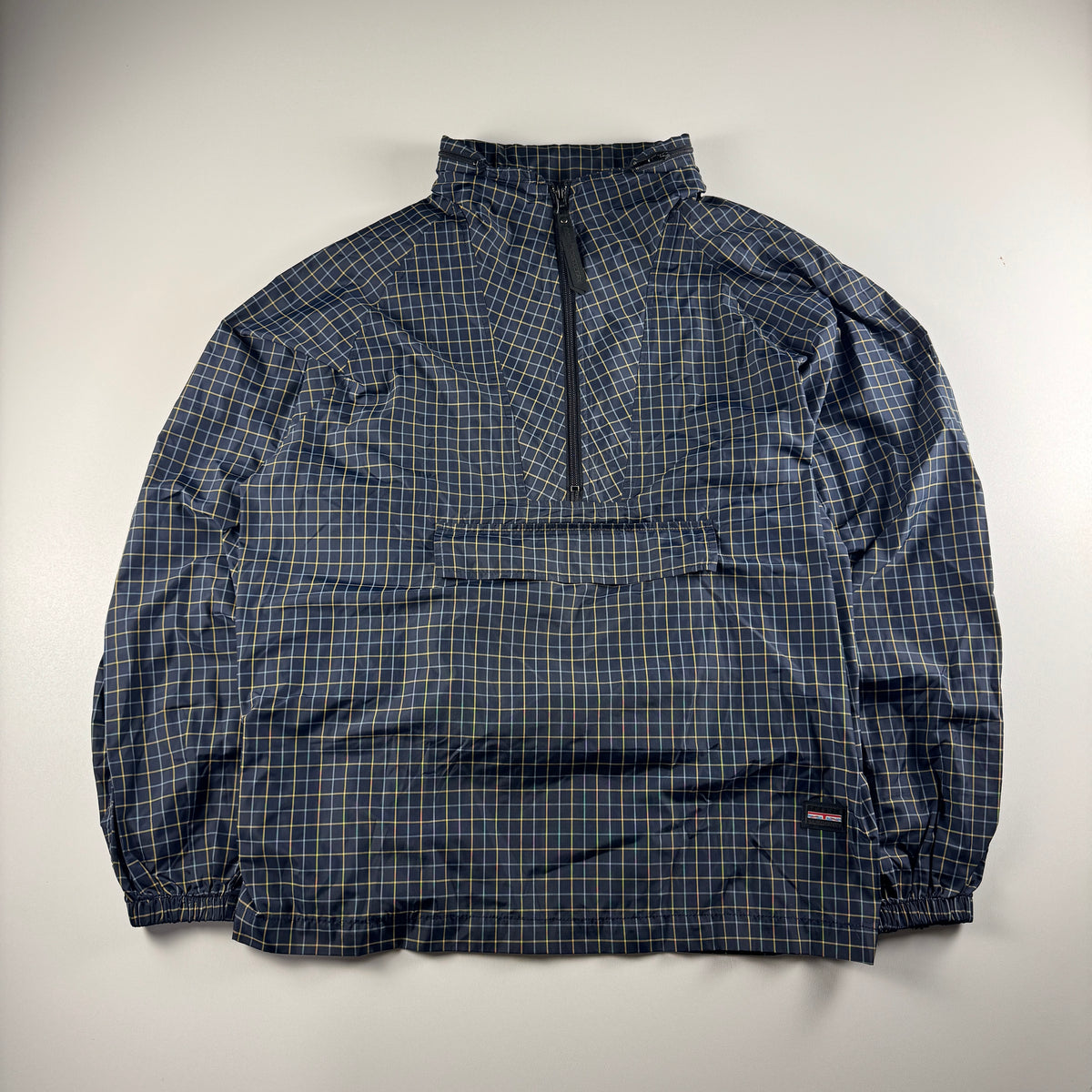 Thomas Burberry Check Blue Nylon Jacket (M)