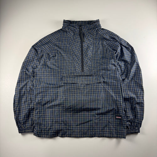 Thomas Burberry Check Blue Nylon Jacket (M)
