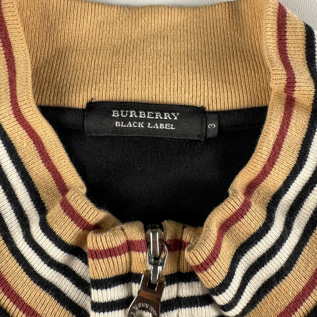 Burberry Black Label Black Zip Sweater (3 / L)