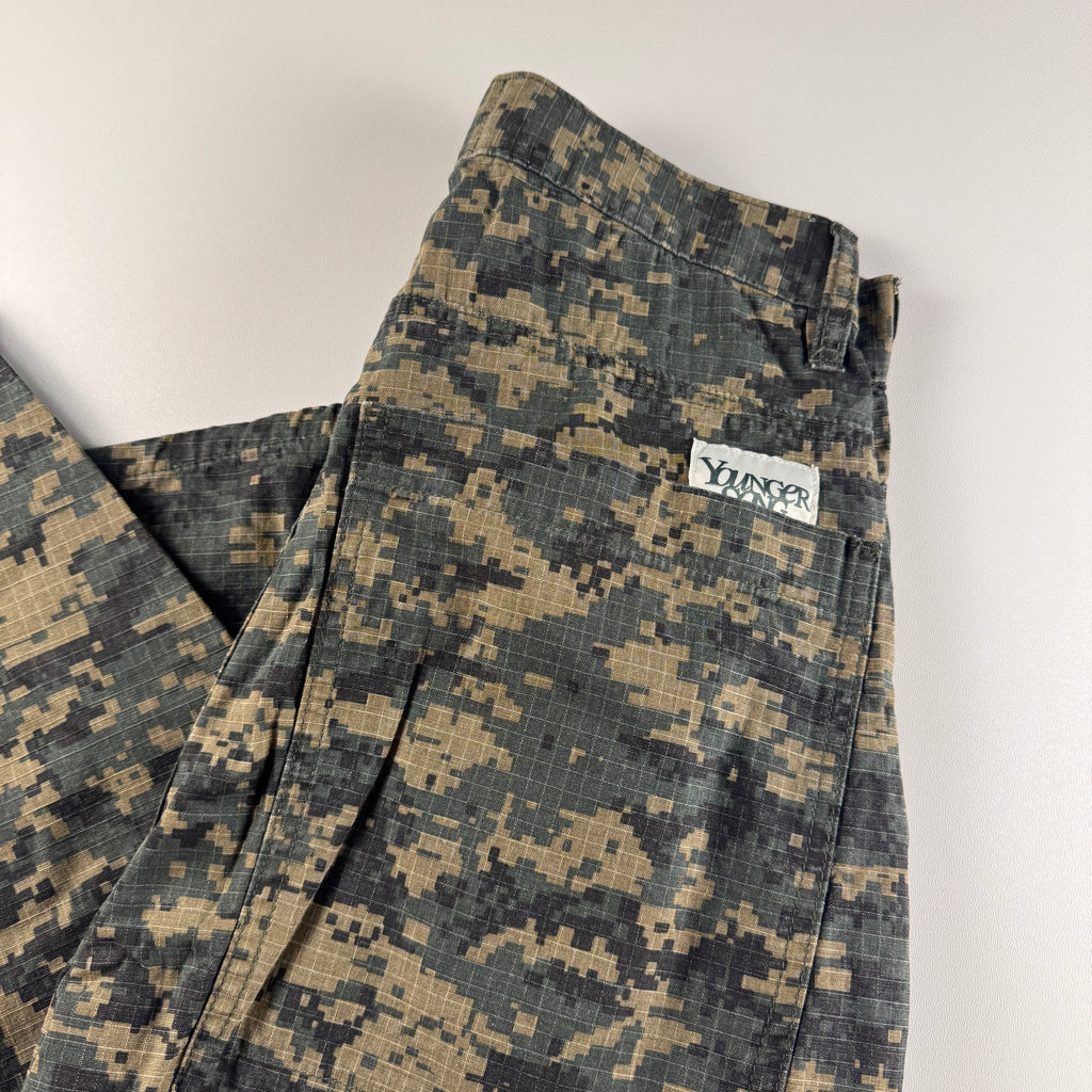 Younger Song Camo Ripstop Pants (S)
