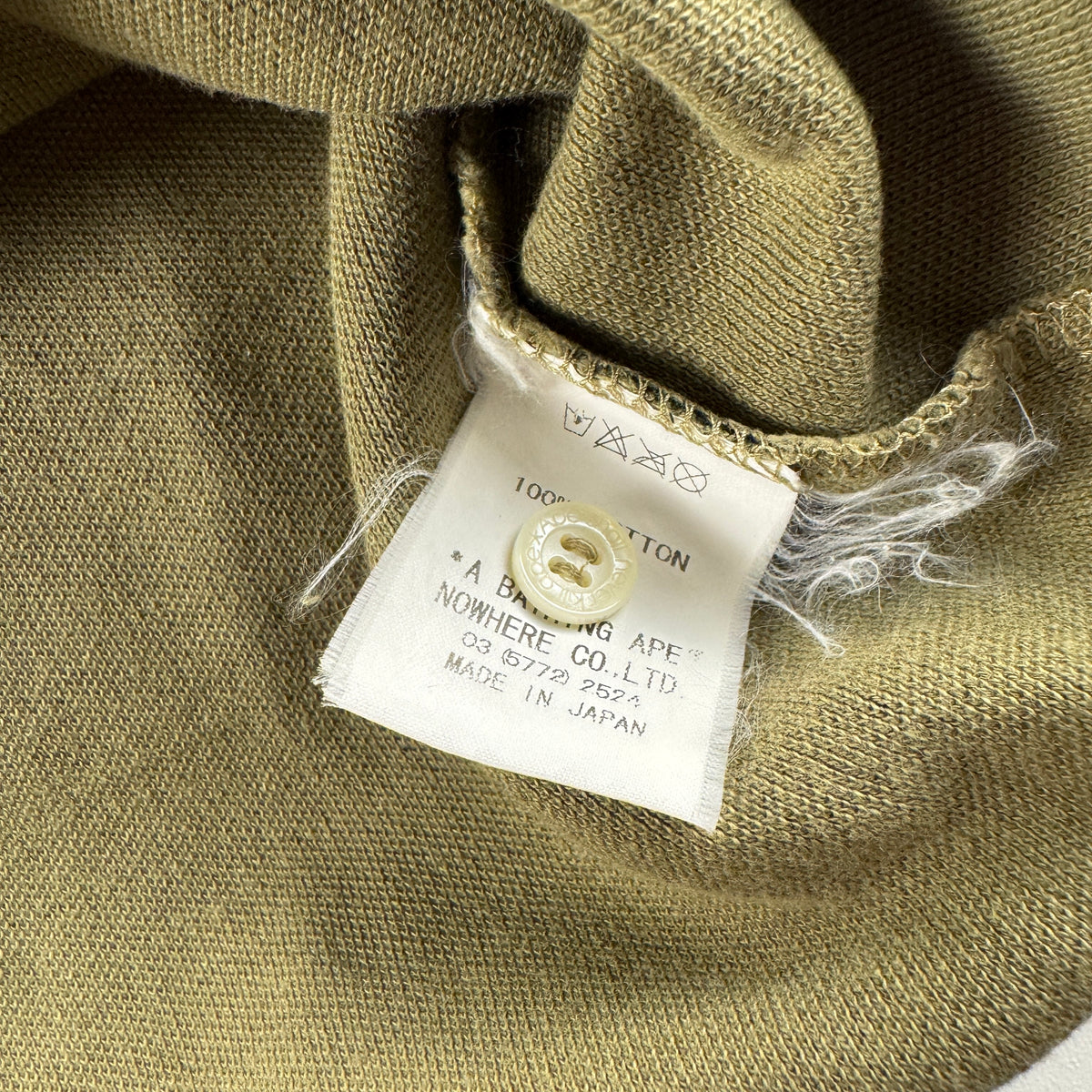 BAPE Green Camo Polo Shirt (M)