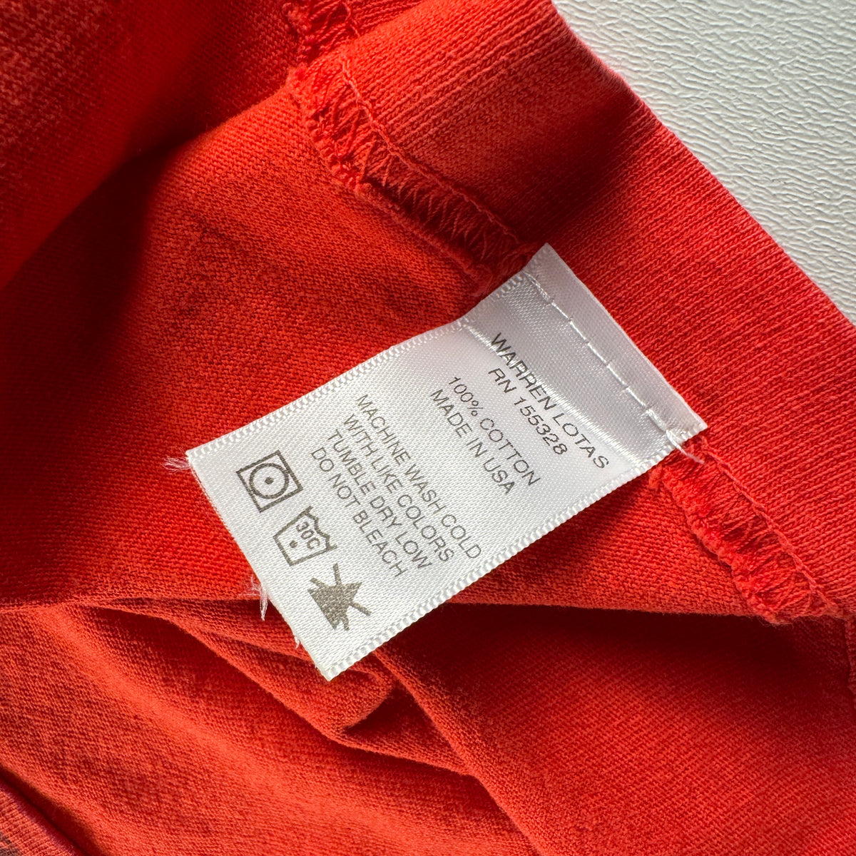 Warren Lotas Jail Allover Print Red Tee (M)