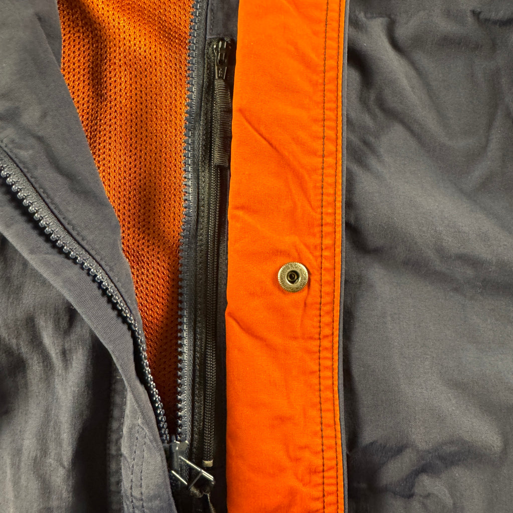 Oakley Software 90s Blue and Orange Nylon Jacket (XL)
