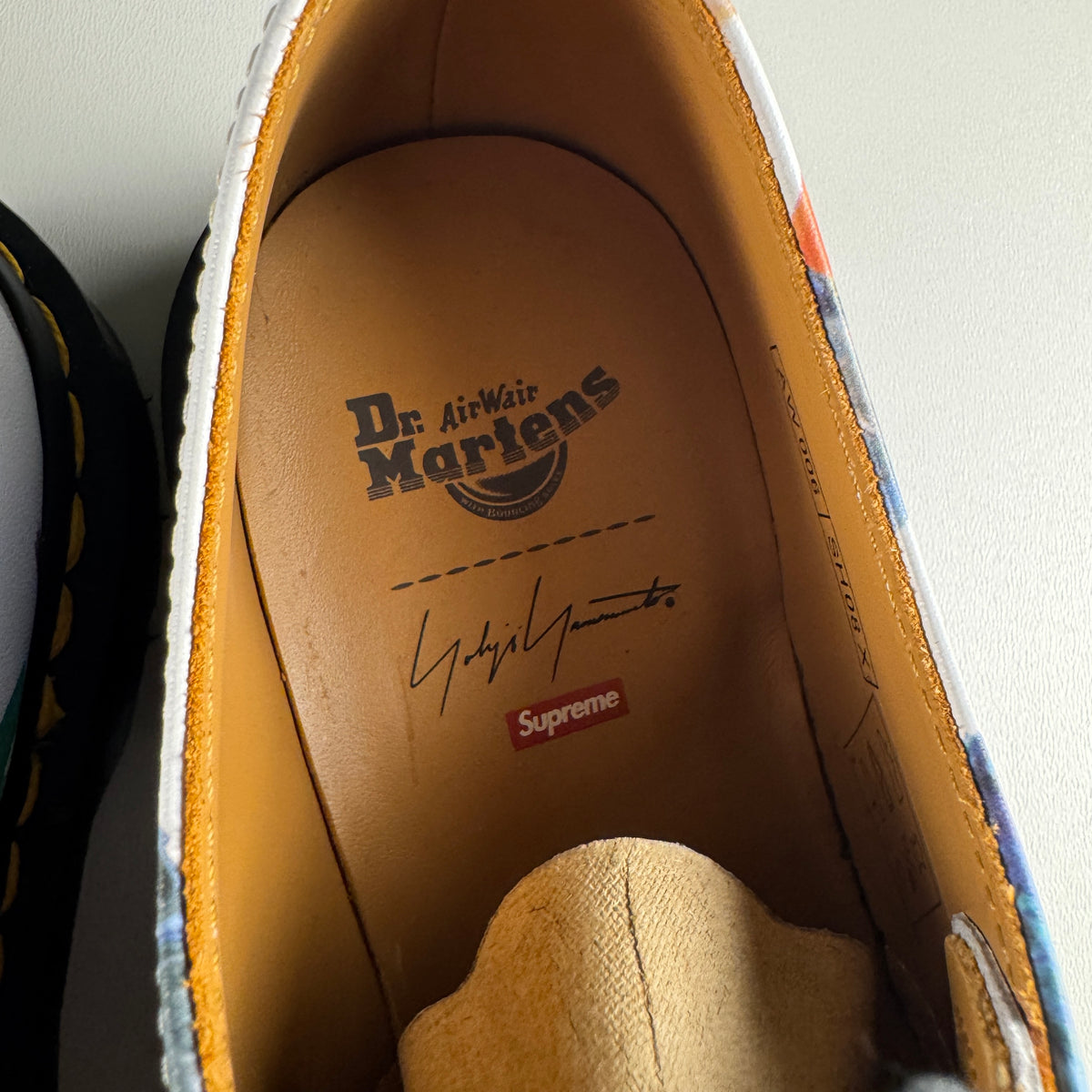 Supreme x Dr. Martens x Yohji Yamamoto Brushstroke White (US8 / EU41)