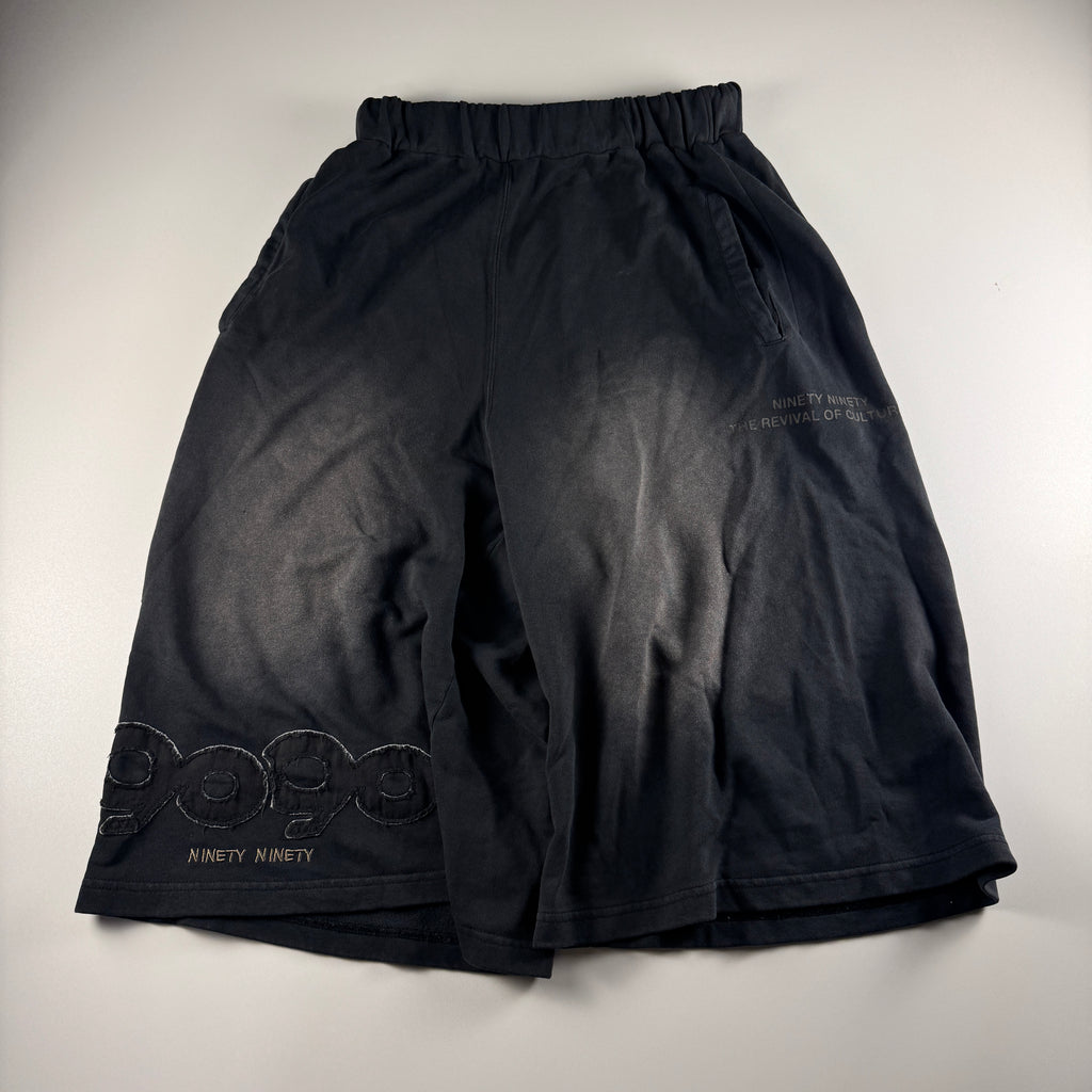 9090 Ninety Culture Black Sweat Short (M)