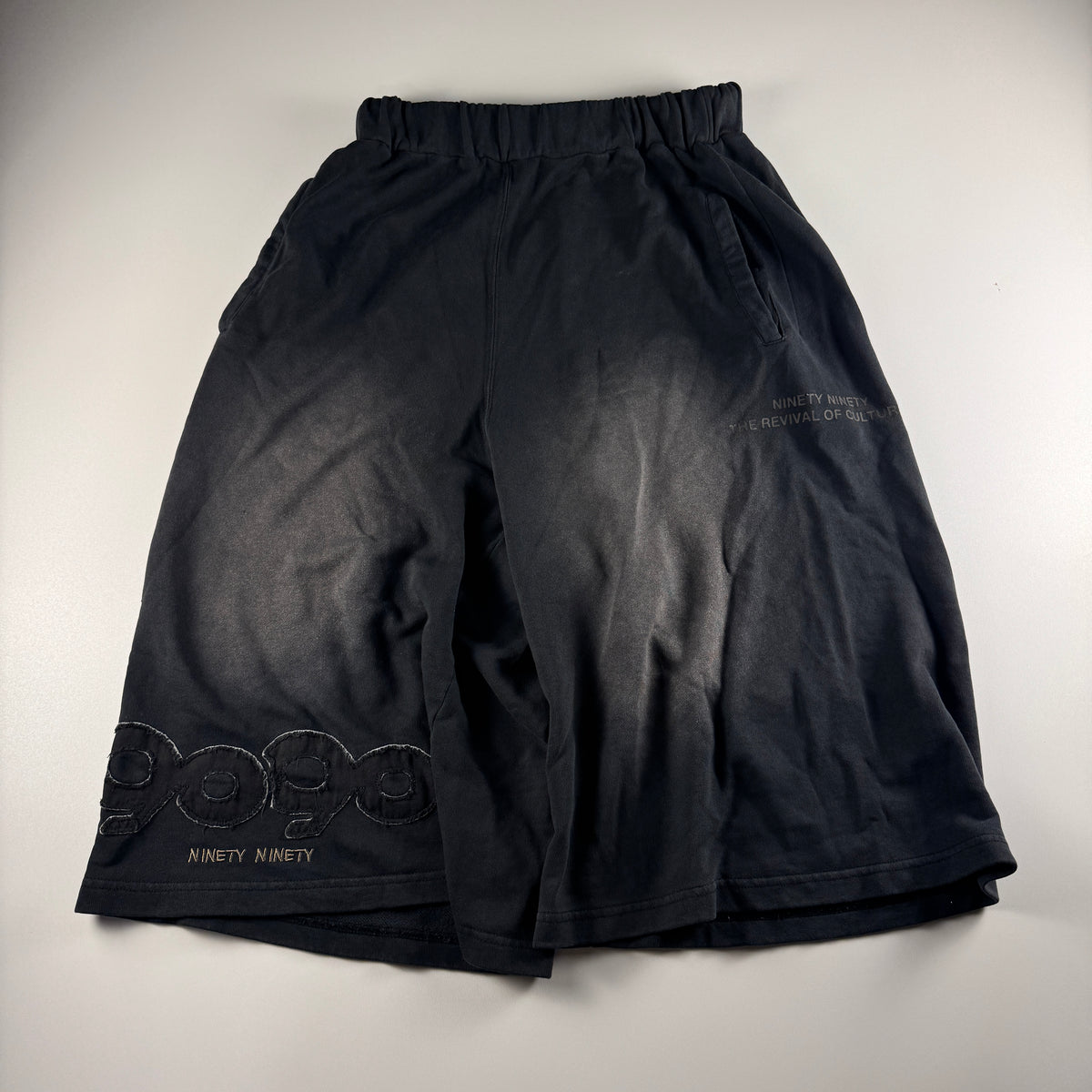 9090 Ninety Culture Black Sweat Short (M)