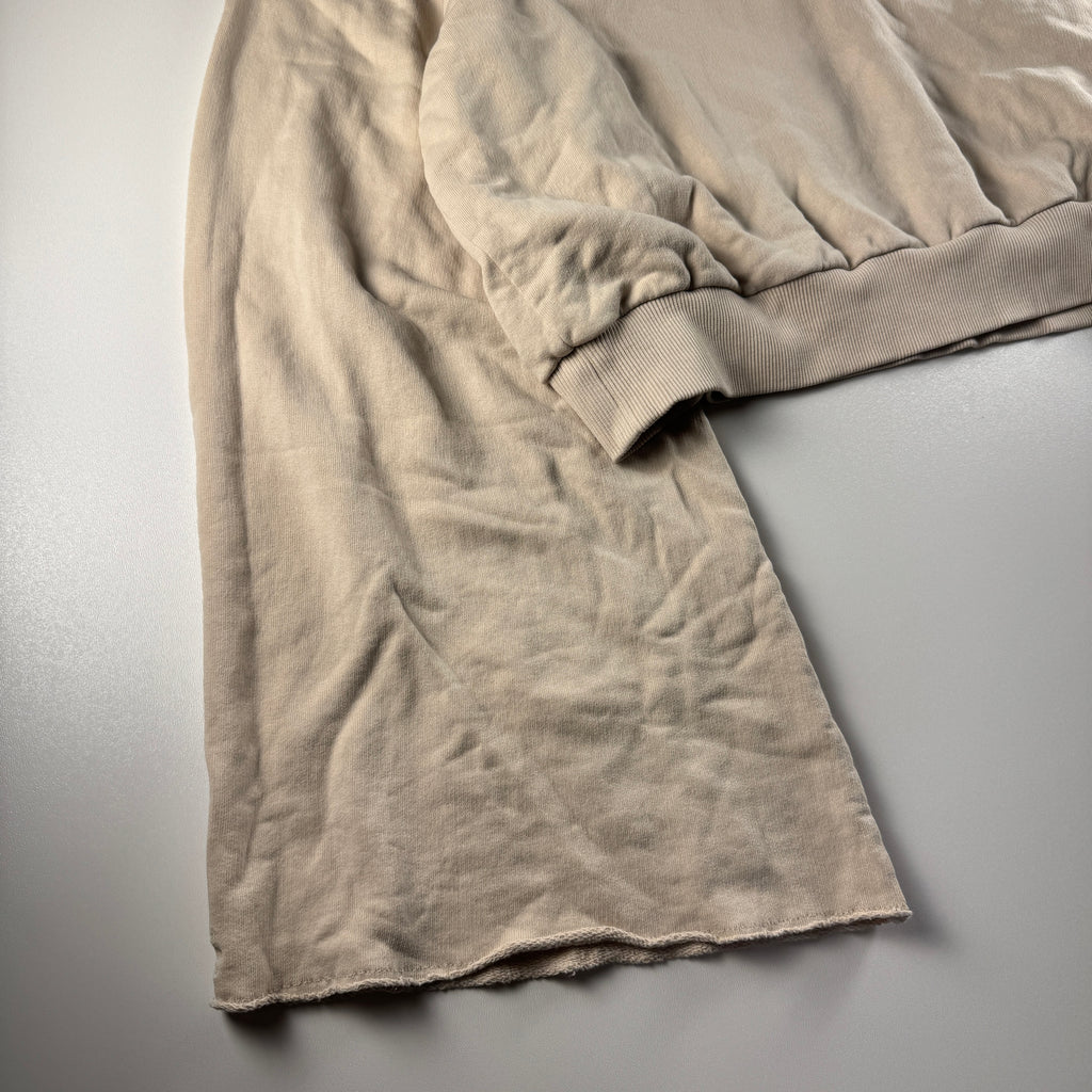 MM6 Maison Margiela Beige Wide Sleeve Hoodie (M)