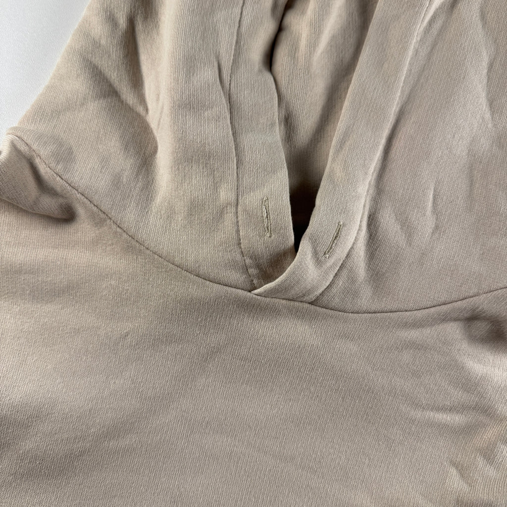 MM6 Maison Margiela Beige Wide Sleeve Hoodie (M)