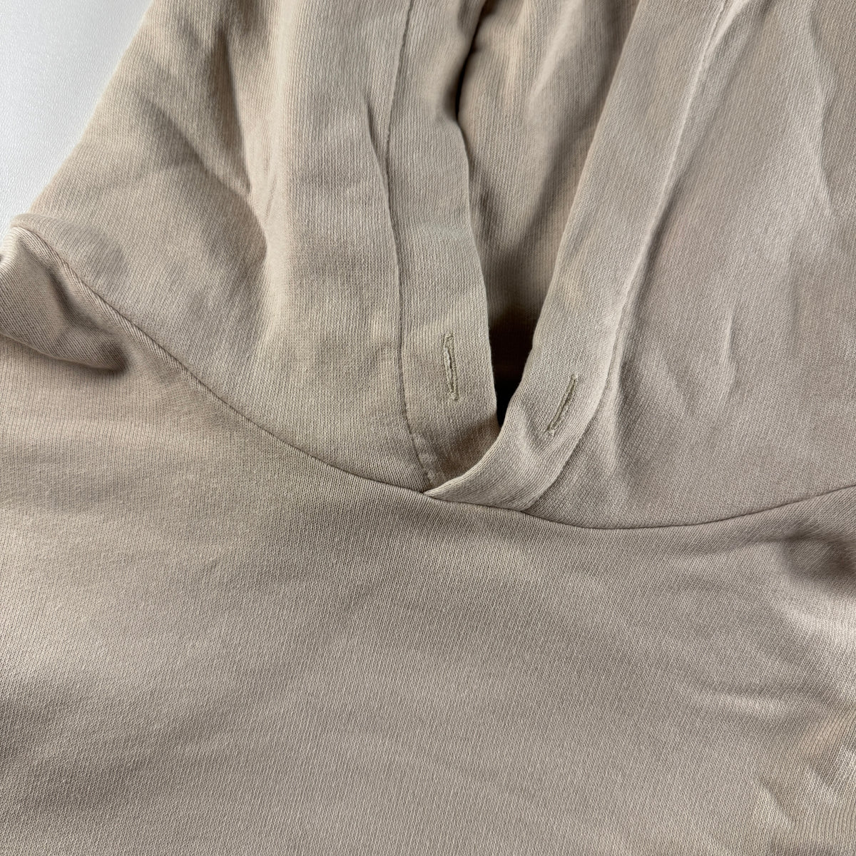 MM6 Maison Margiela Beige Wide Sleeve Hoodie (M)