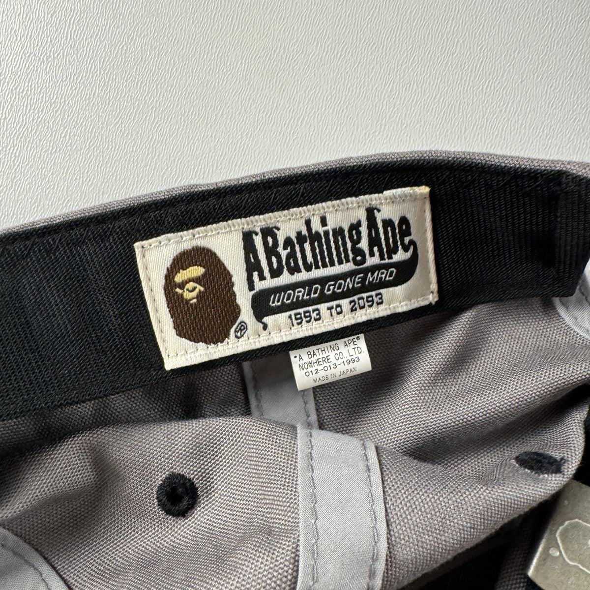 BAPE Grey Baseball Cap (OS)