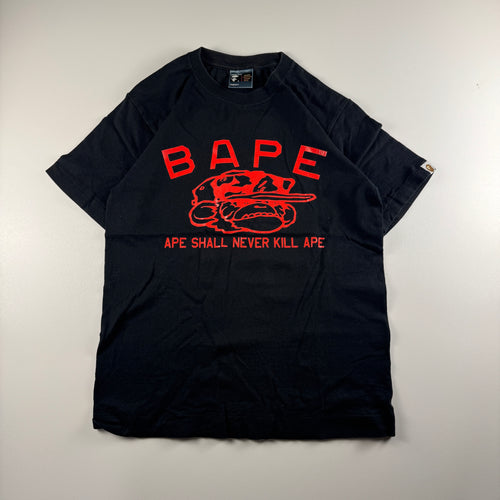 BAPE Grumpy Head Vintage 90s Black Tee (S)