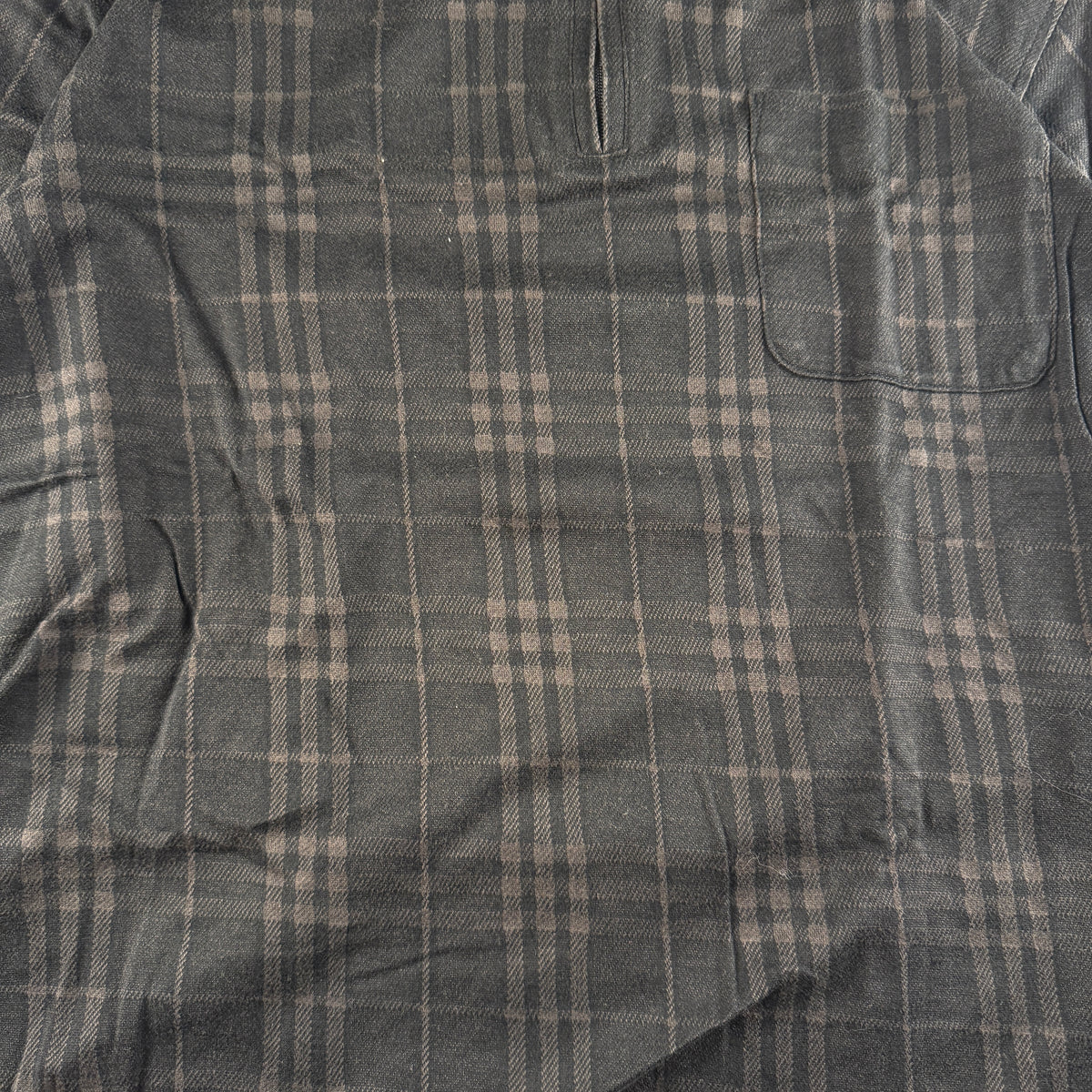 Burberry Golf Faded Grey Half Zip Long Sleeve Polo (M)