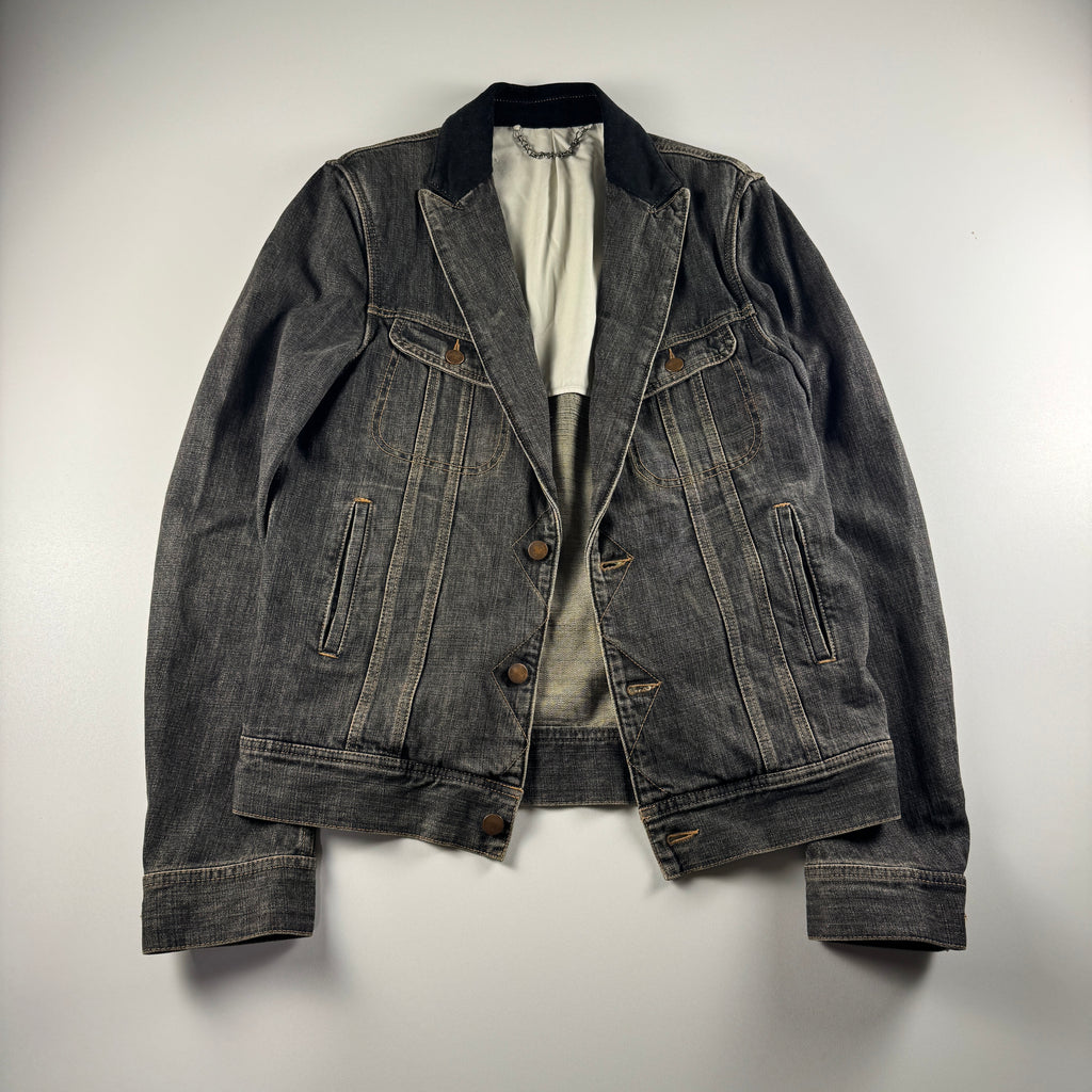 Maison Mihara Yasuhiro Grey Denim Jacket (M)