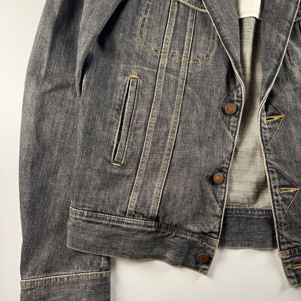 Maison Mihara Yasuhiro Grey Denim Jacket (M)