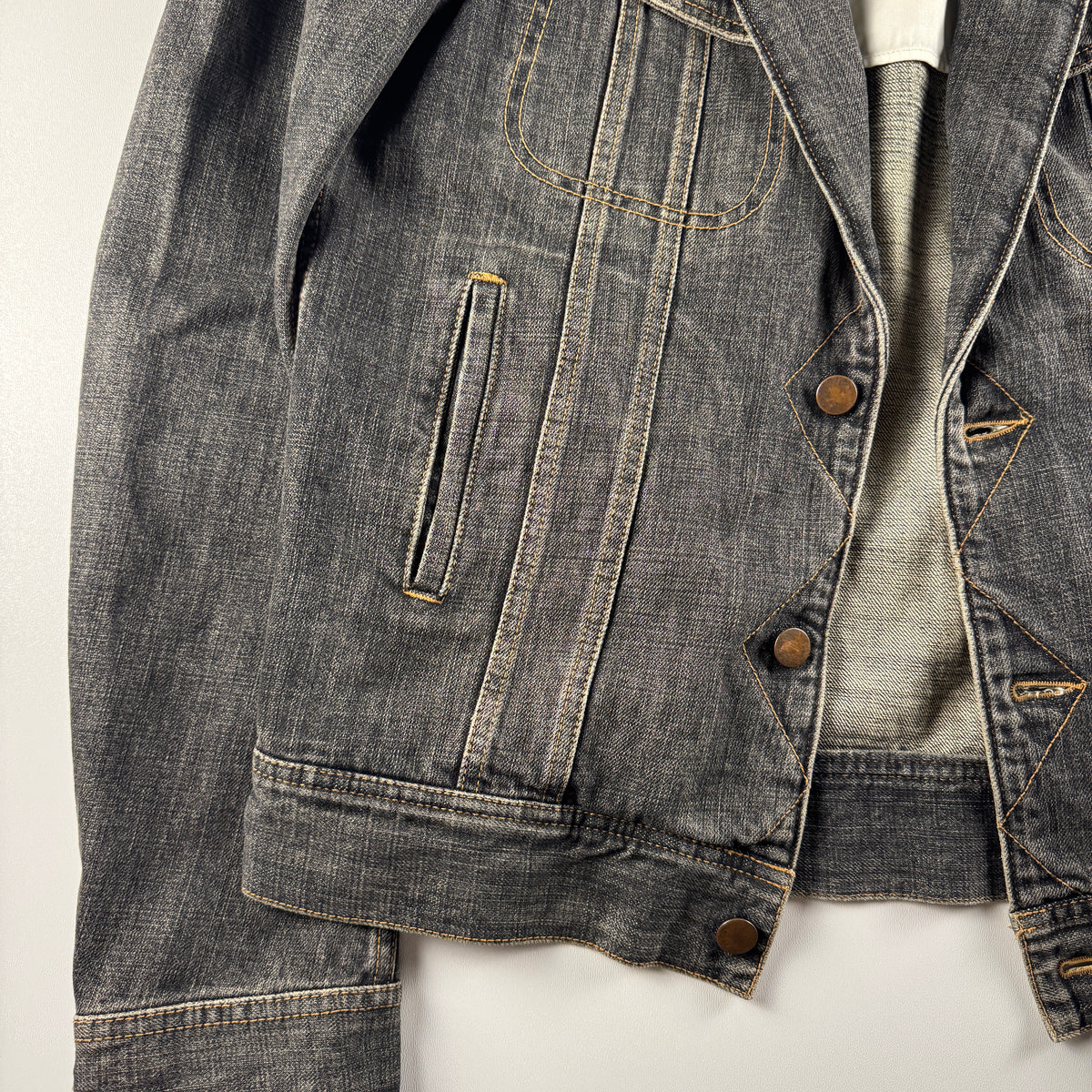Maison Mihara Yasuhiro Grey Denim Jacket (M)