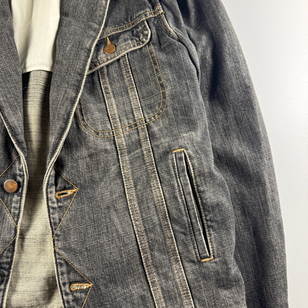 Maison Mihara Yasuhiro Grey Denim Jacket (M)