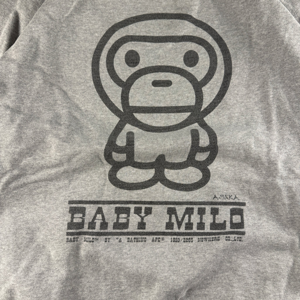 BAPE Baby Milo 2005 Grey Sweater (L)