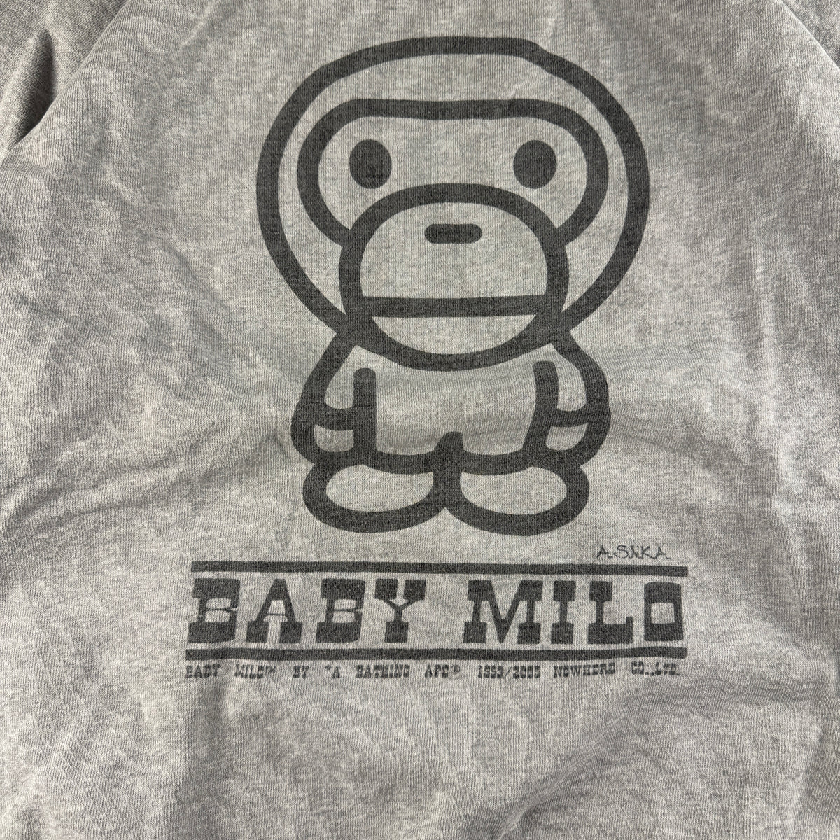 BAPE Baby Milo 2005 Grey Sweater (L)