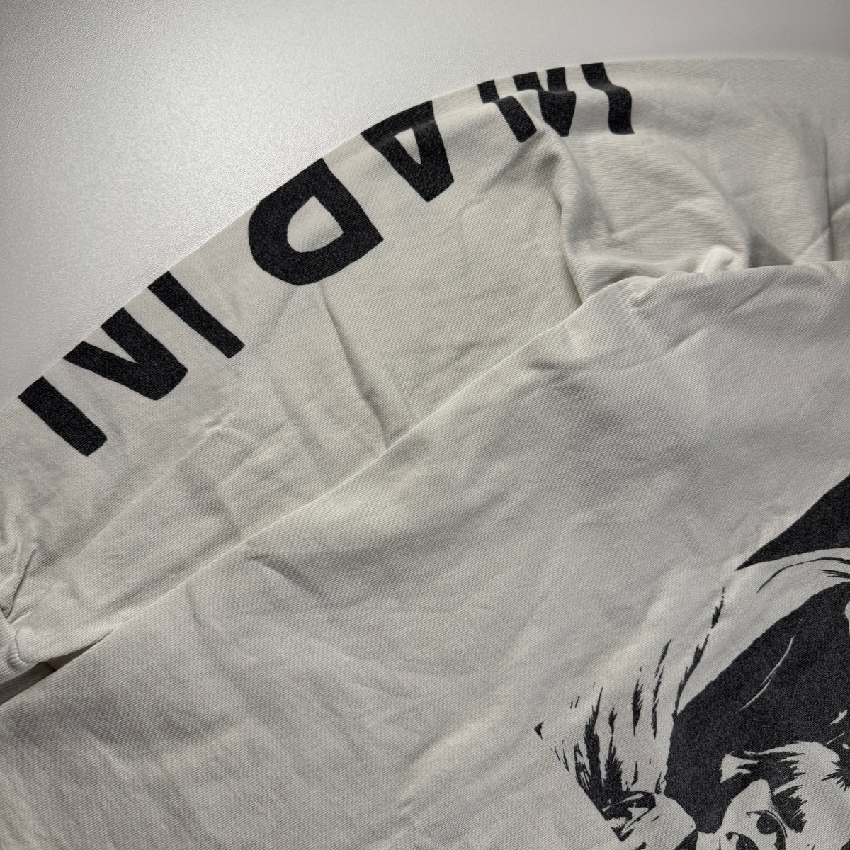 Saint Michael 21AW War In Heaven White Long Sleeve Tee (L)