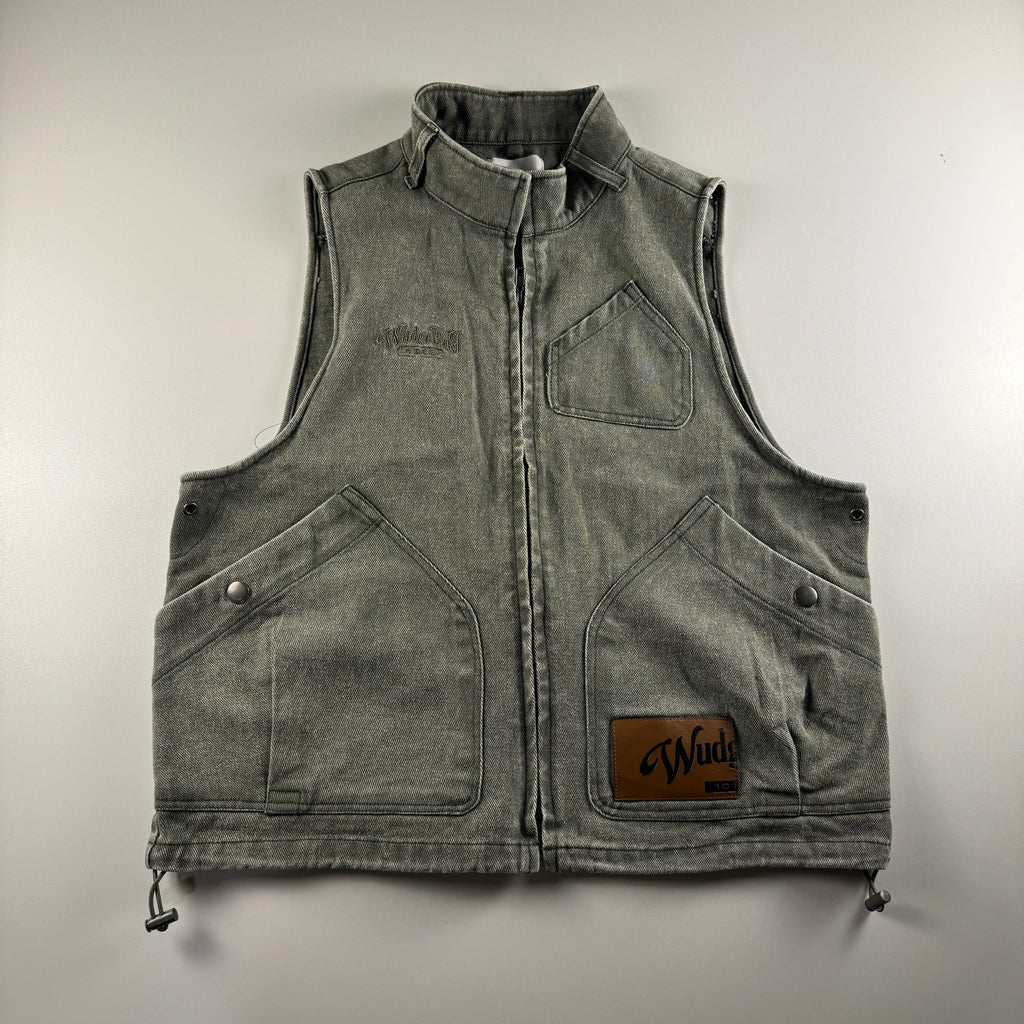 Wudge Boy Chemical Wash Embroidered Tactical Jacket (M)