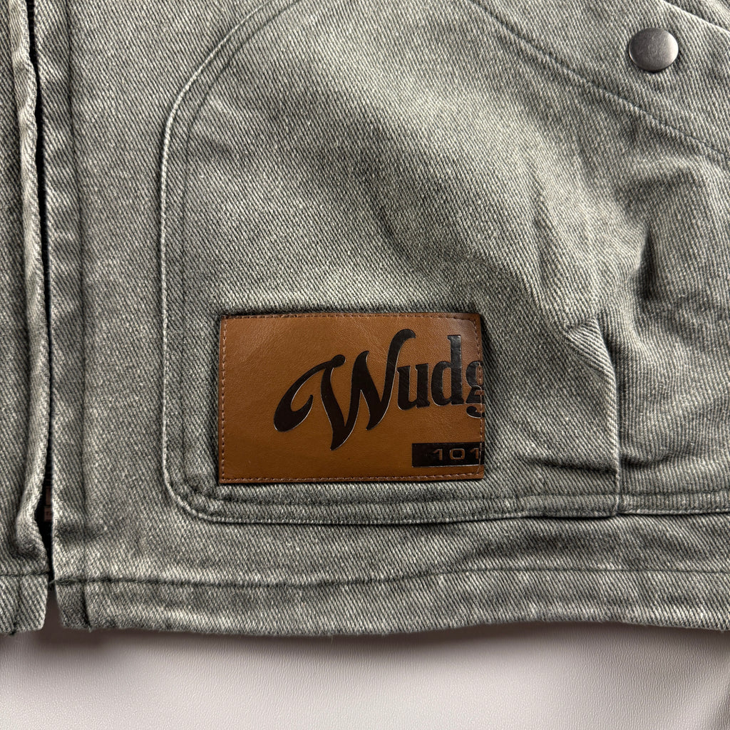 Wudge Boy Chemical Wash Embroidered Tactical Jacket (M)